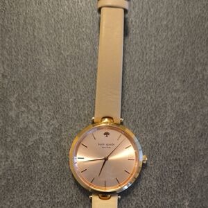 Kate Spade Gold and Cream Watch Minimalist Design